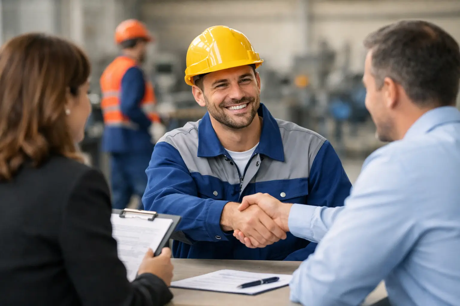 Embauche usine rapide sans erreur de casting